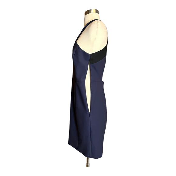 ELIZABETH AND JAMES Elliot Dress Navy Blue Dress Mini Sleeveless Cutout Back 10 - Picture 10 of 14
